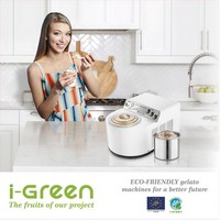 photo gelatissimo exclusive i-green - white - up to 1kg of ice cream in 15-20 minutes 9